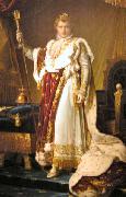 Francois Pascal Simon Gerard Napoleon in Coronation Robes oil on canvas